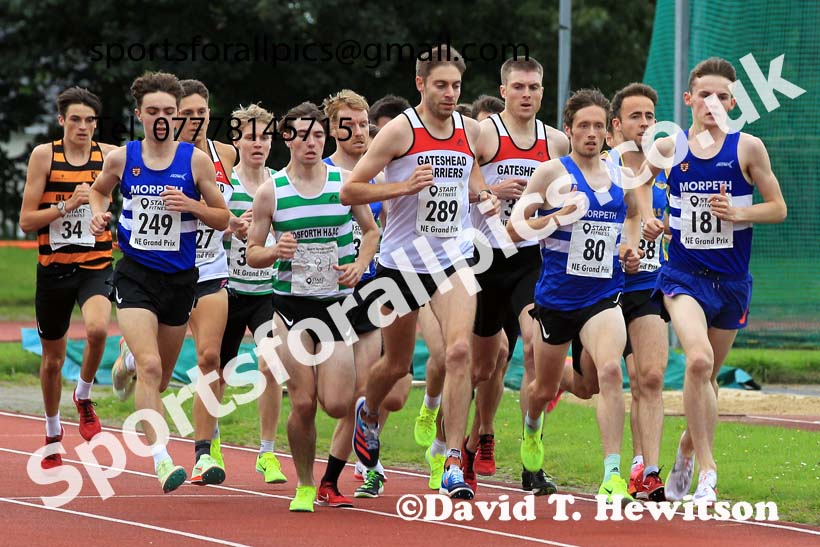 1500 metres, 2023 NEGP 5 Monkton, Wed, July 26th. Photo: David T. Hewitson/Sports for All Pics